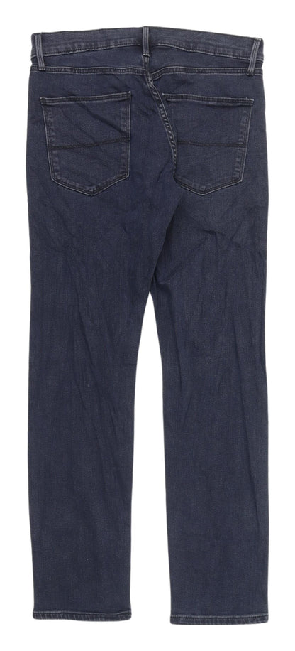 Marks and Spencer Men's Blue Slim Straight Jeans New 30R