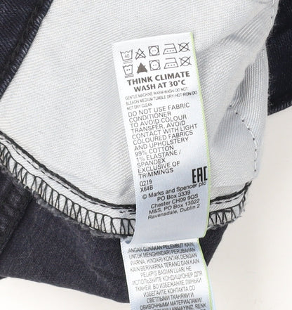Marks and Spencer Men's Blue Slim Straight Jeans New 30R