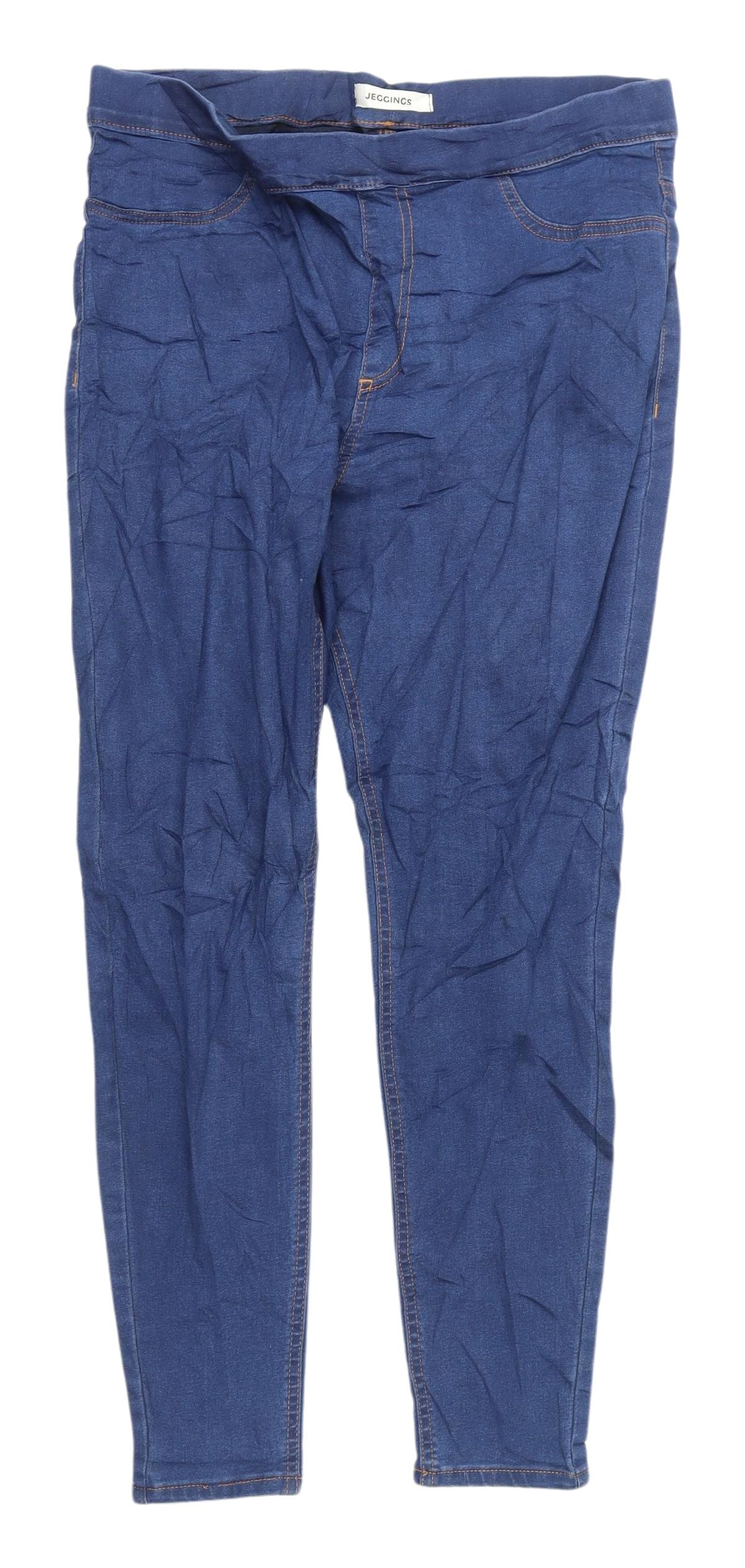 Womens UK Size 14 Marks and Spencer Slim Fit Jegging Blue Jeans
