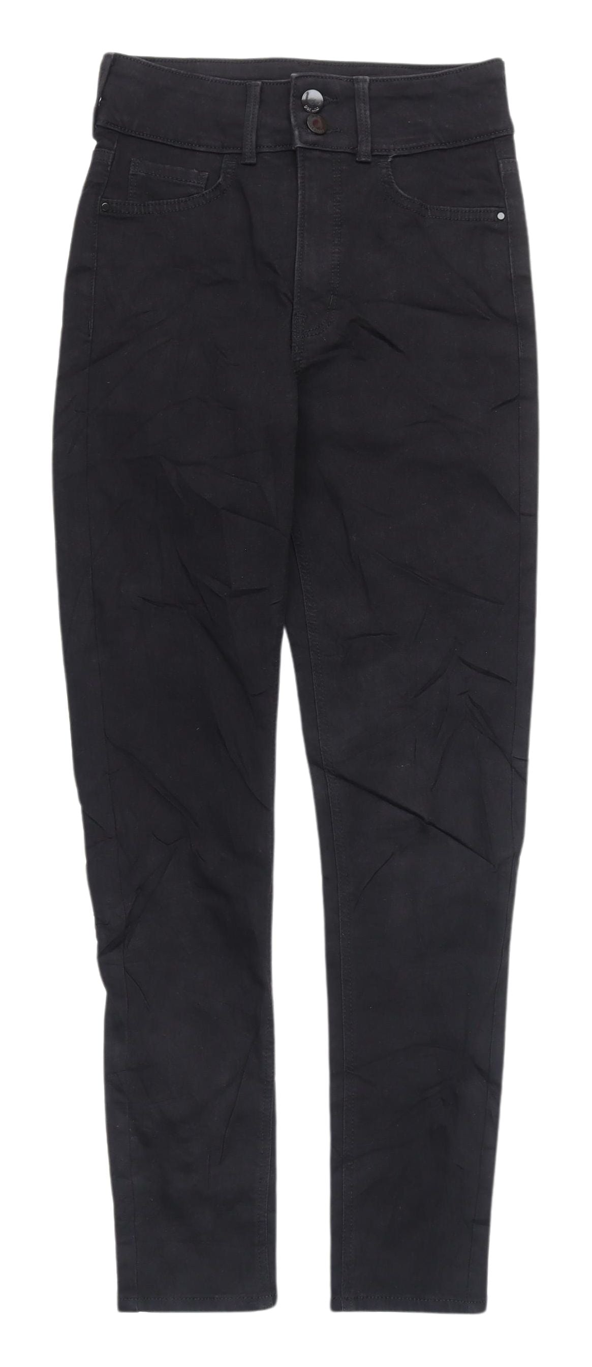 Womens UK Size 8 Marks and Spencer Regular Fit  Black Jeans