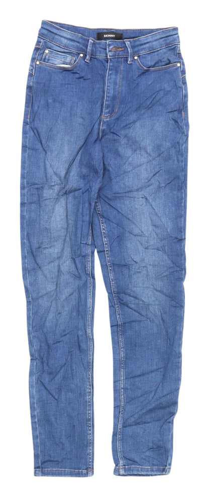 Womens UK Size 6 Marks and Spencer Regular Fit Skinny Blue Jeans