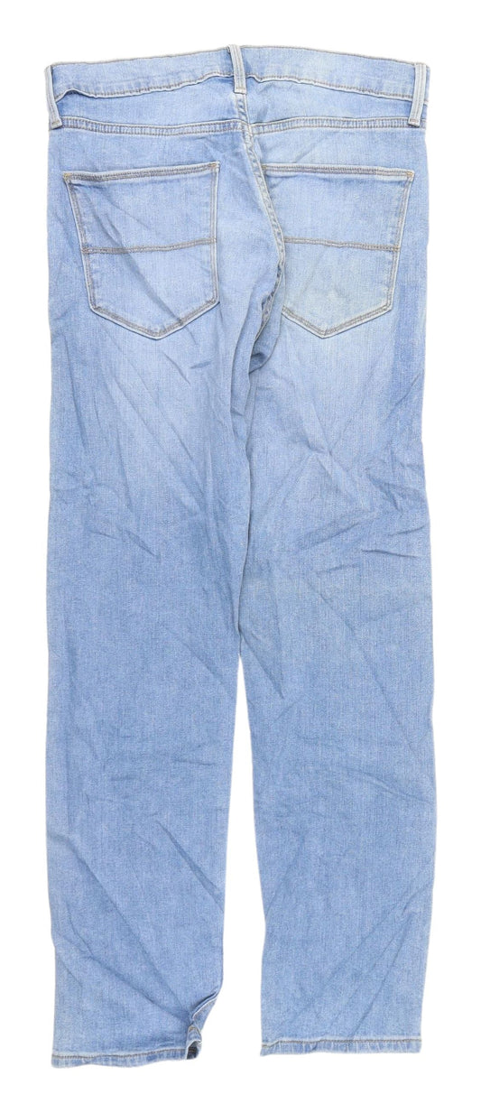 Marks and Spencer Men's Light Blue Slim Jeans