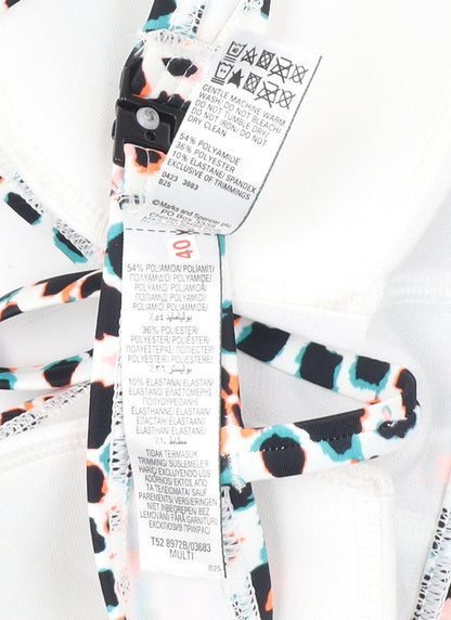 Marks and Spencer Women's Multicoloured Animal Print Bralette Top