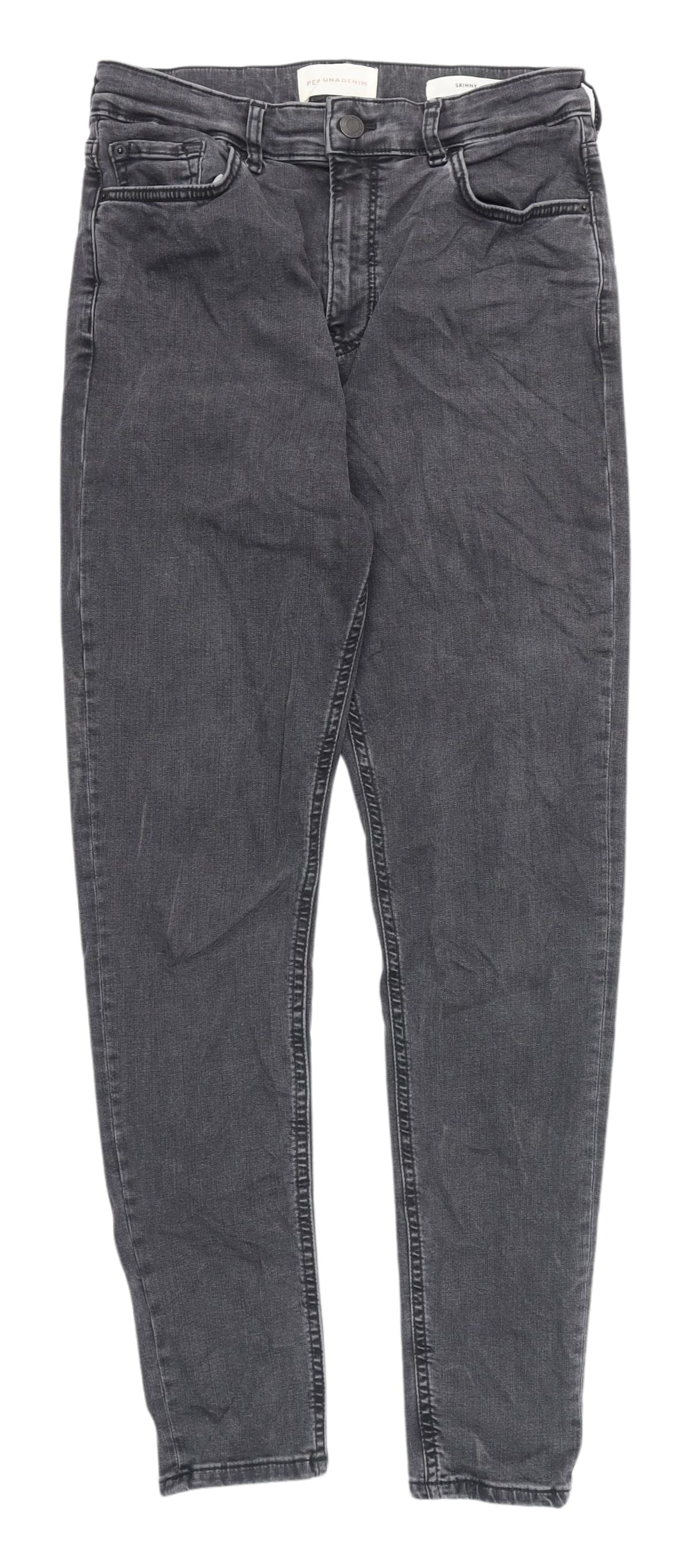 Womens UK Size 12 Marks and Spencer Regular Fit Skinny Black Jeans
