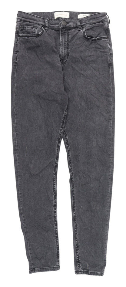 Womens UK Size 12 Marks and Spencer Regular Fit Skinny Black Jeans