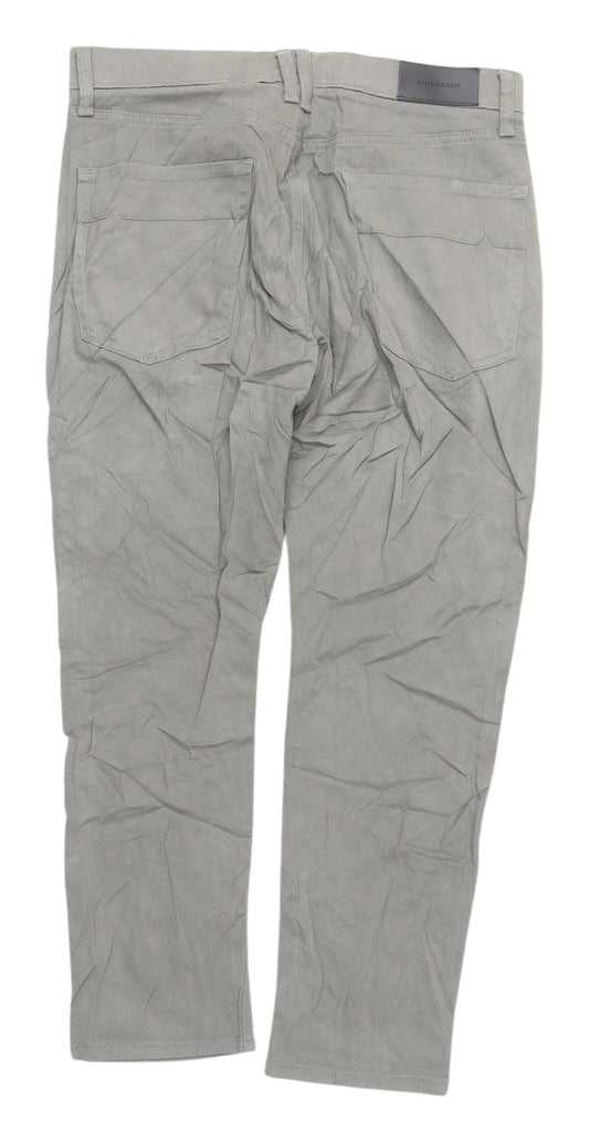 Marks and Spencer Men's Grey Slim Straight Jeans, M