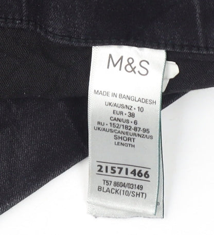 Womens UK Size 10 Marks and Spencer Slim Fit Jegging Black Jeans
