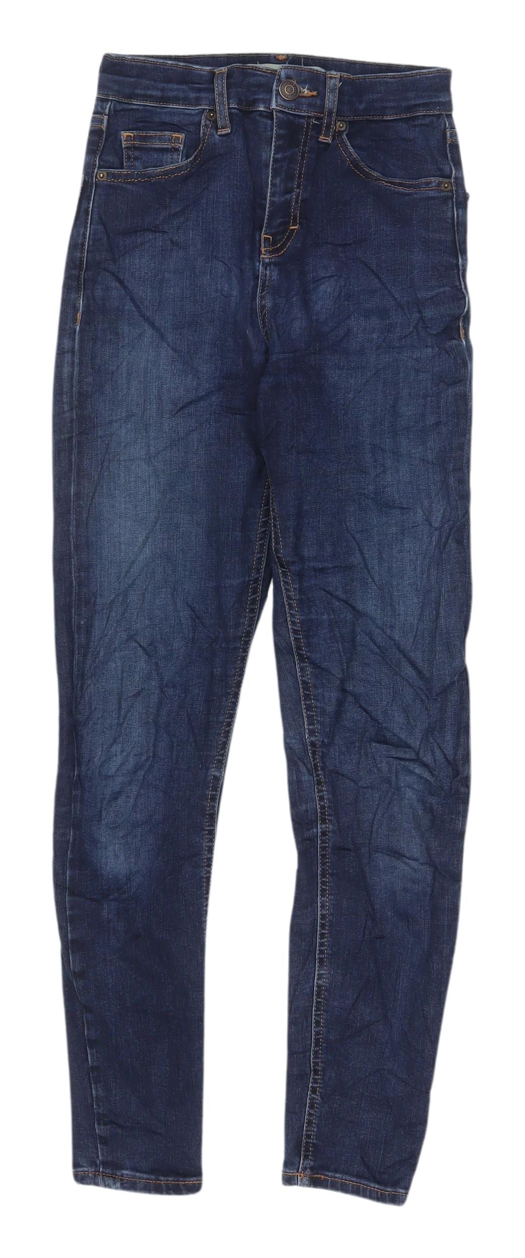 Topshop Women's Blue Skinny Jeans Size 25