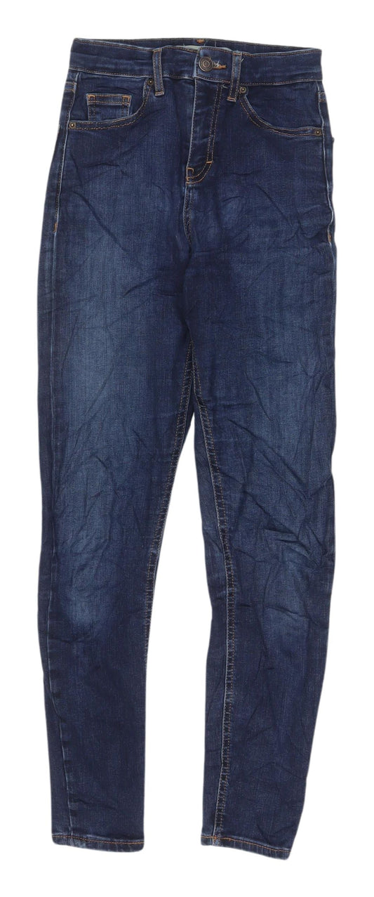 Topshop Women's Blue Skinny Jeans Size 25