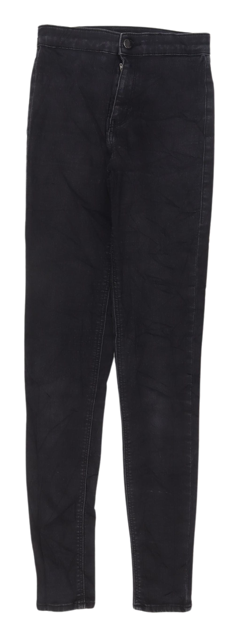 Topshop Women's Black Skinny Jeans, Size 8, Long Length
