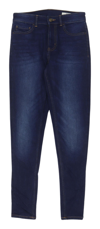 Womens UK Size 8 Marks and Spencer Regular Fit Skinny Blue Jeans