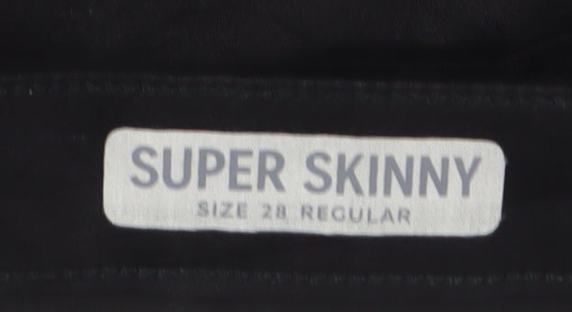 Womens UK Size 28 Marks and Spencer Regular Fit Skinny Black Jeans