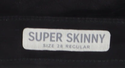 Womens UK Size 28 Marks and Spencer Regular Fit Skinny Black Jeans