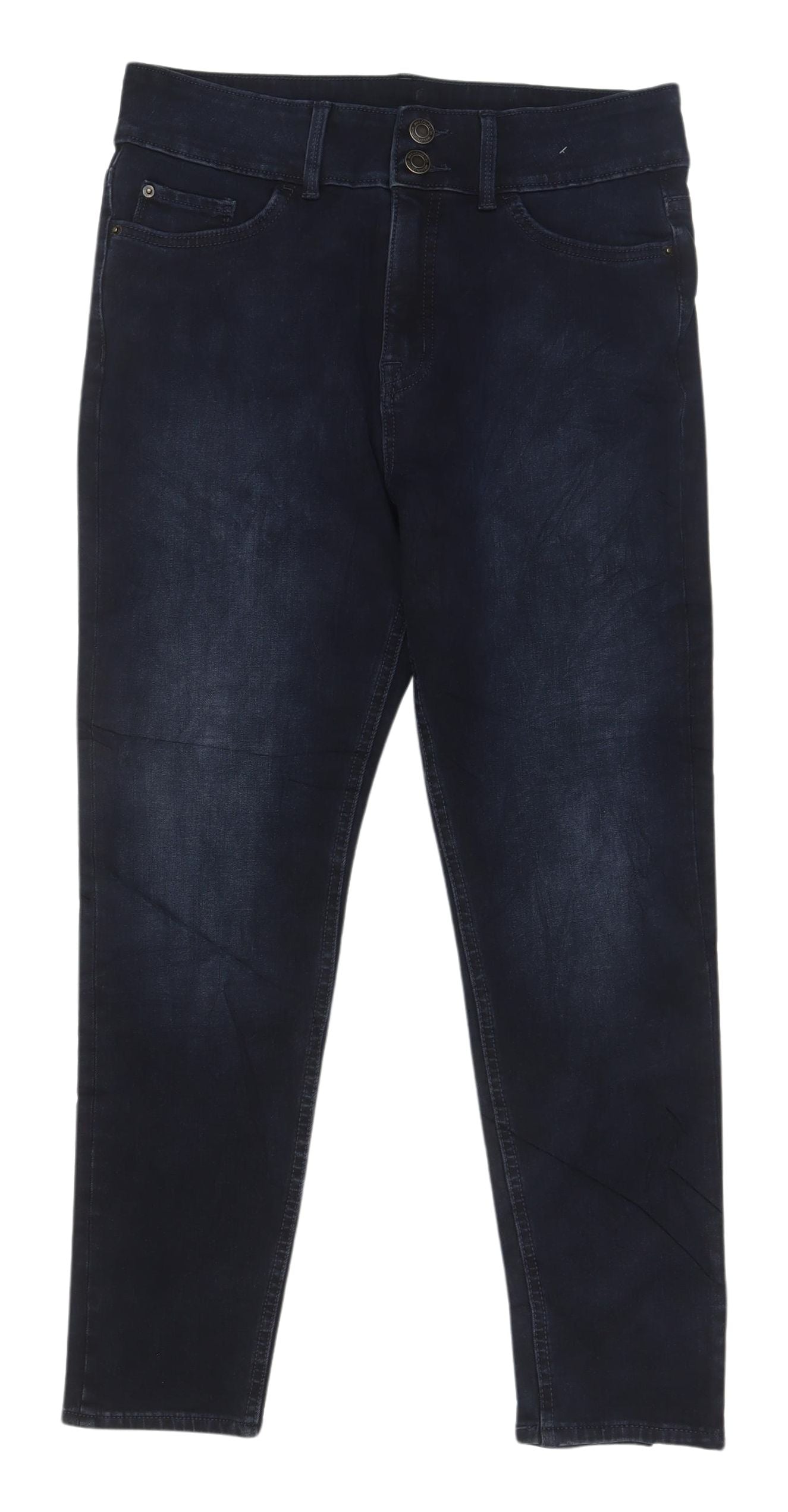 Womens UK Size 12 Marks and Spencer Regular Fit Skinny Blue Jeans
