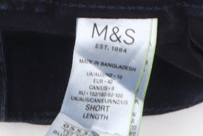 Womens UK Size 12 Marks and Spencer Regular Fit Skinny Blue Jeans