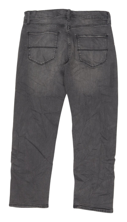 Marks and Spencer Men Dark Grey Straight Jeans 32