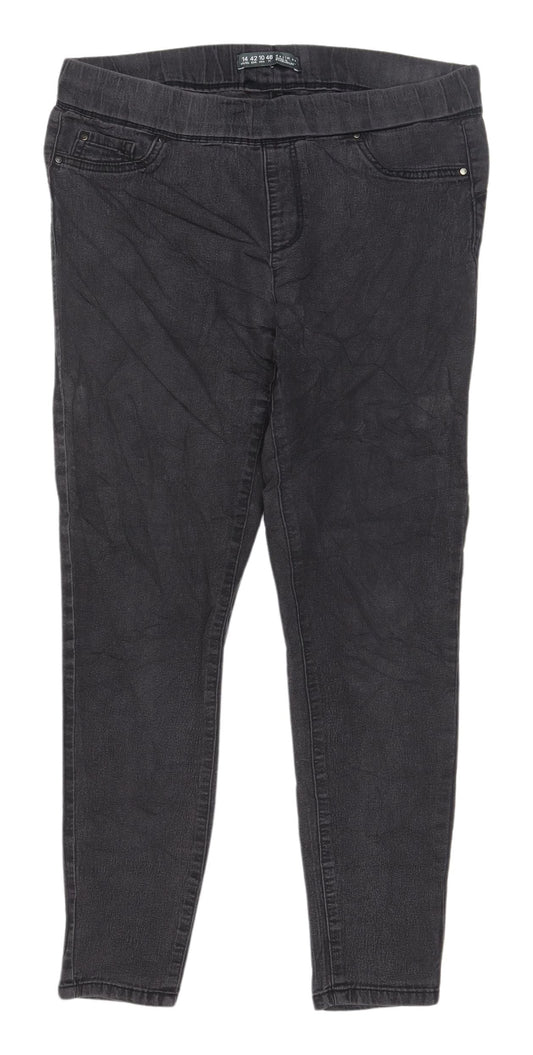 Denim Co Women's Black Skinny Jeans Size 14