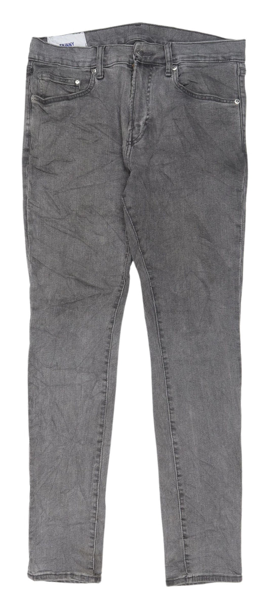 H&M Men's Grey Skinny Jeans Size L