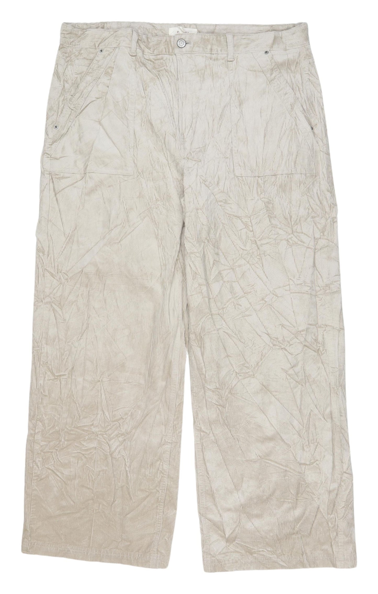 Womens UK Size 20 Marks and Spencer Relaxed Fit  Beige Trousers