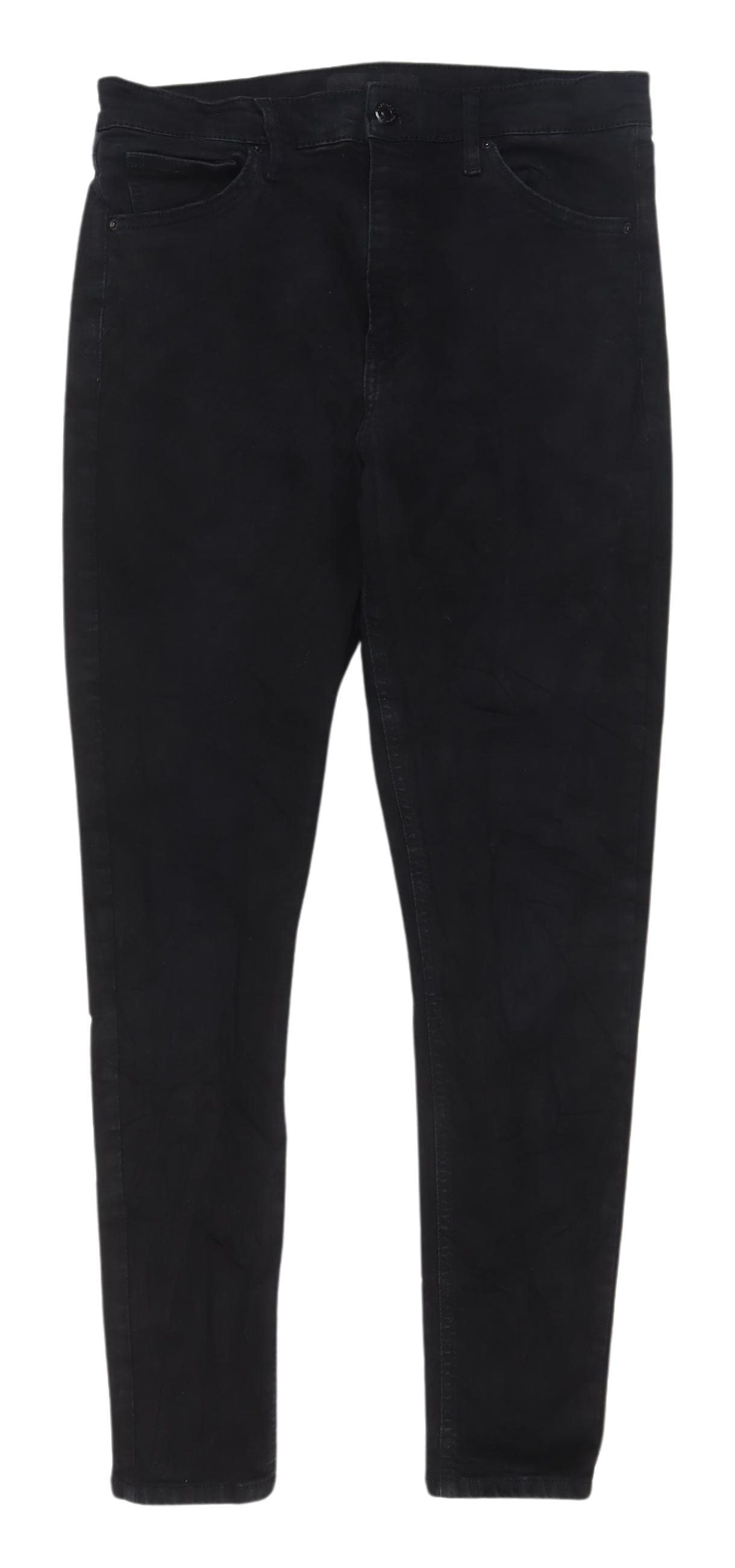 Topshop Women's Black Skinny Jeans Size 16
