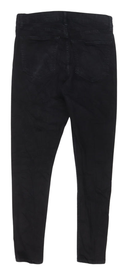 Topshop Women's Black Skinny Jeans Size 16