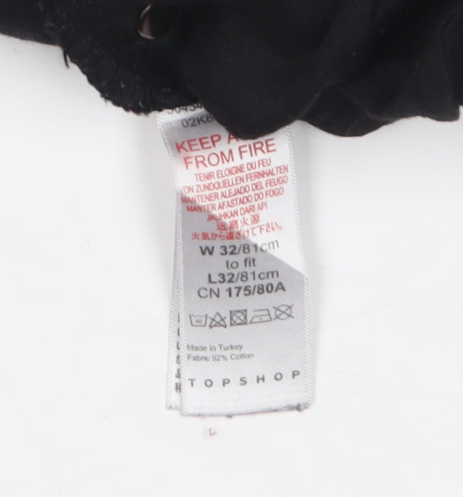 Topshop Women's Black Skinny Jeans Size 16