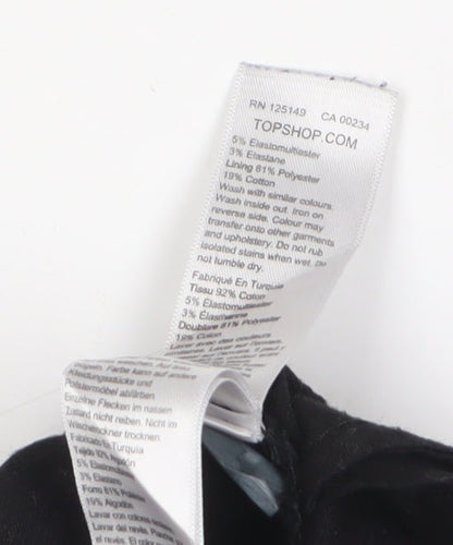 Topshop Women's Black Skinny Jeans Size 16