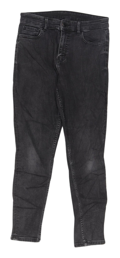 Womens UK Size 10 Marks and Spencer Regular Fit Skinny Black Jeans