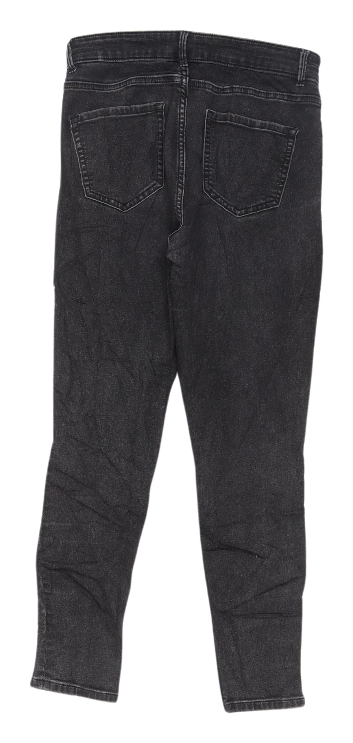 Womens UK Size 10 Marks and Spencer Regular Fit Skinny Black Jeans