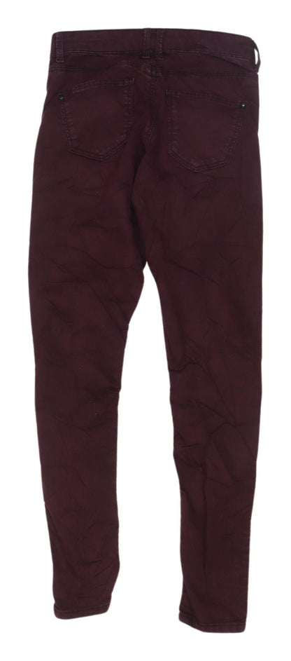 Topshop Women's Purple Skinny Jeans - Size 2 Petite