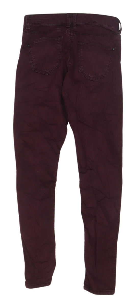 Topshop Women's Purple Skinny Jeans - Size 2 Petite