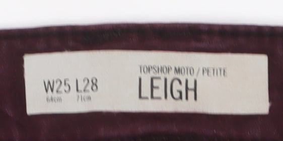 Topshop Women's Purple Skinny Jeans - Size 2 Petite