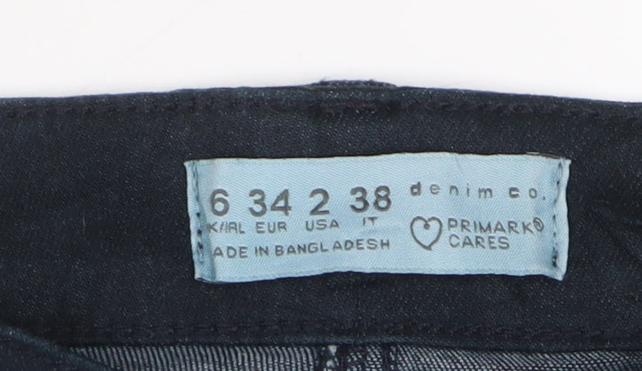Primark Women's Blue Jegging Jeans Size 6 Regular Fit