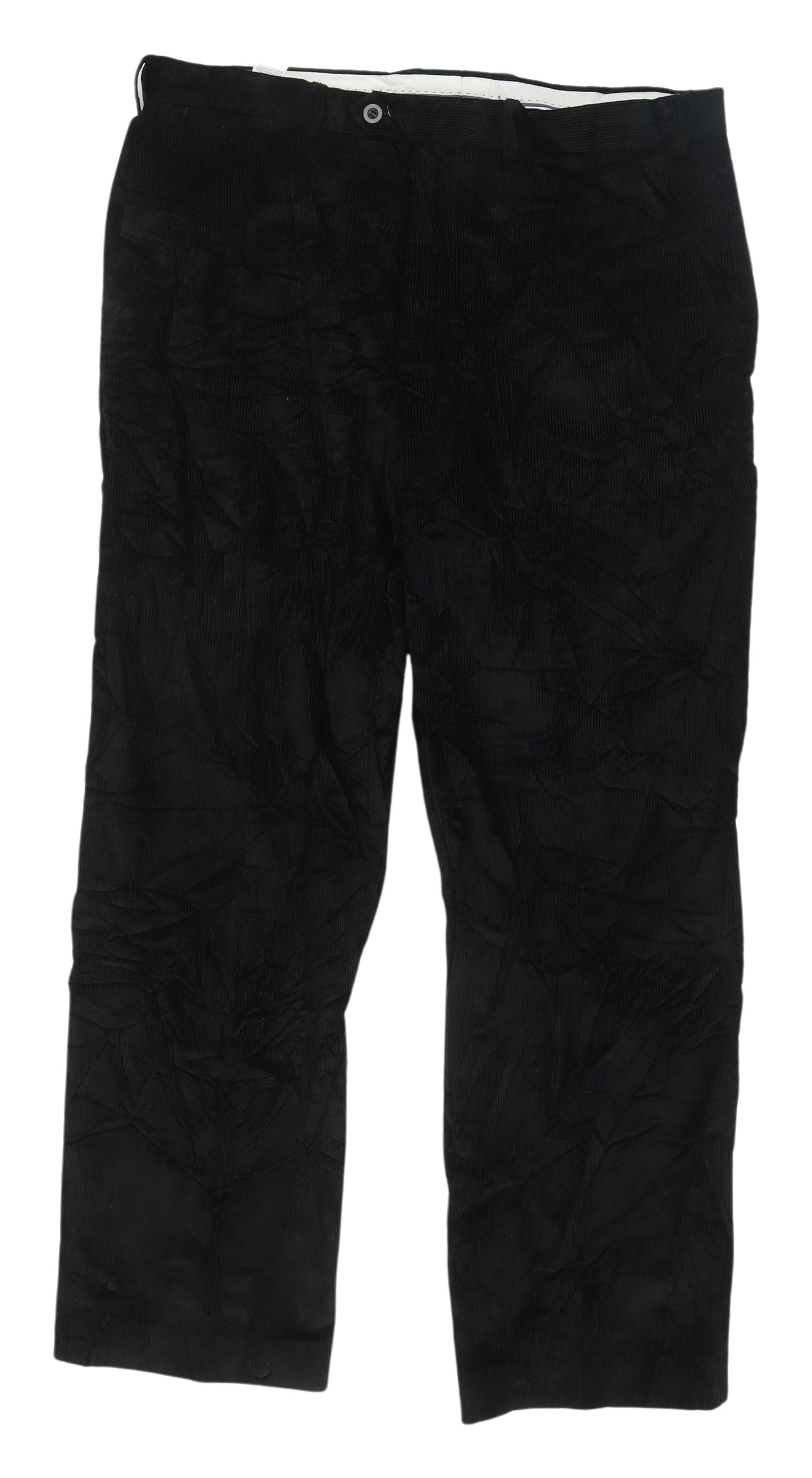 Marks and Spencer Men's Black Corduroy Trousers