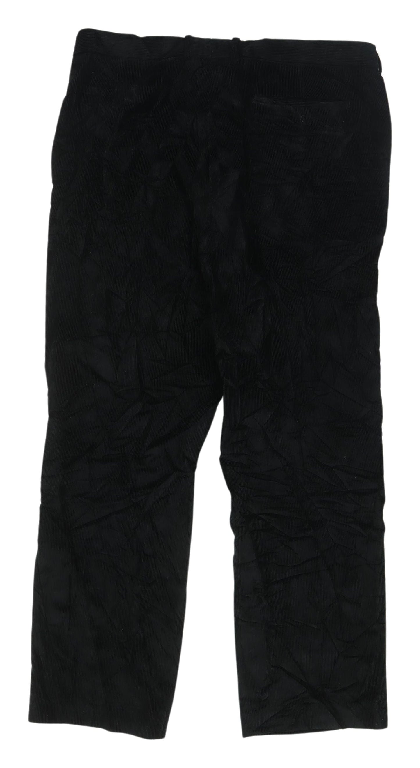 Marks and Spencer Men's Black Corduroy Trousers