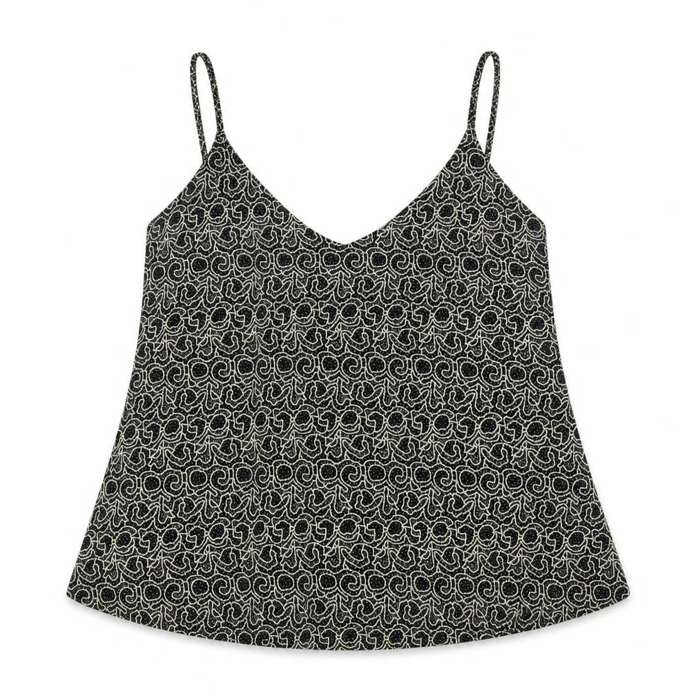 Womens UK Size 12 Miss Selfridge Black Camisole Tank