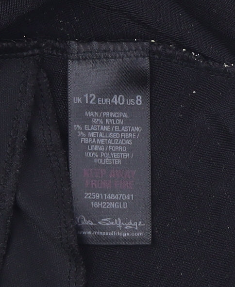 Miss Selfridge Women's Black Camisole Tank Size 12