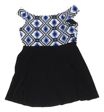 Lovedrobe Plus Aztec Fit & Flare Dress Size 22