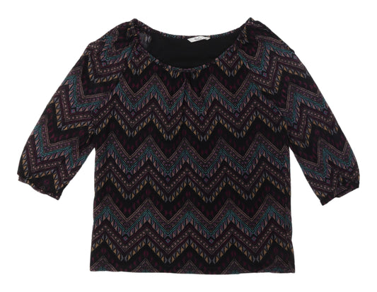 Klass Collection Women's Geometric Blouse M