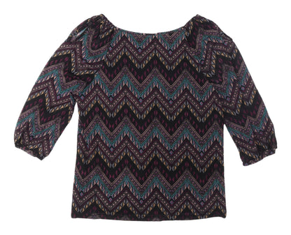 Klass Collection Women's Geometric Blouse M