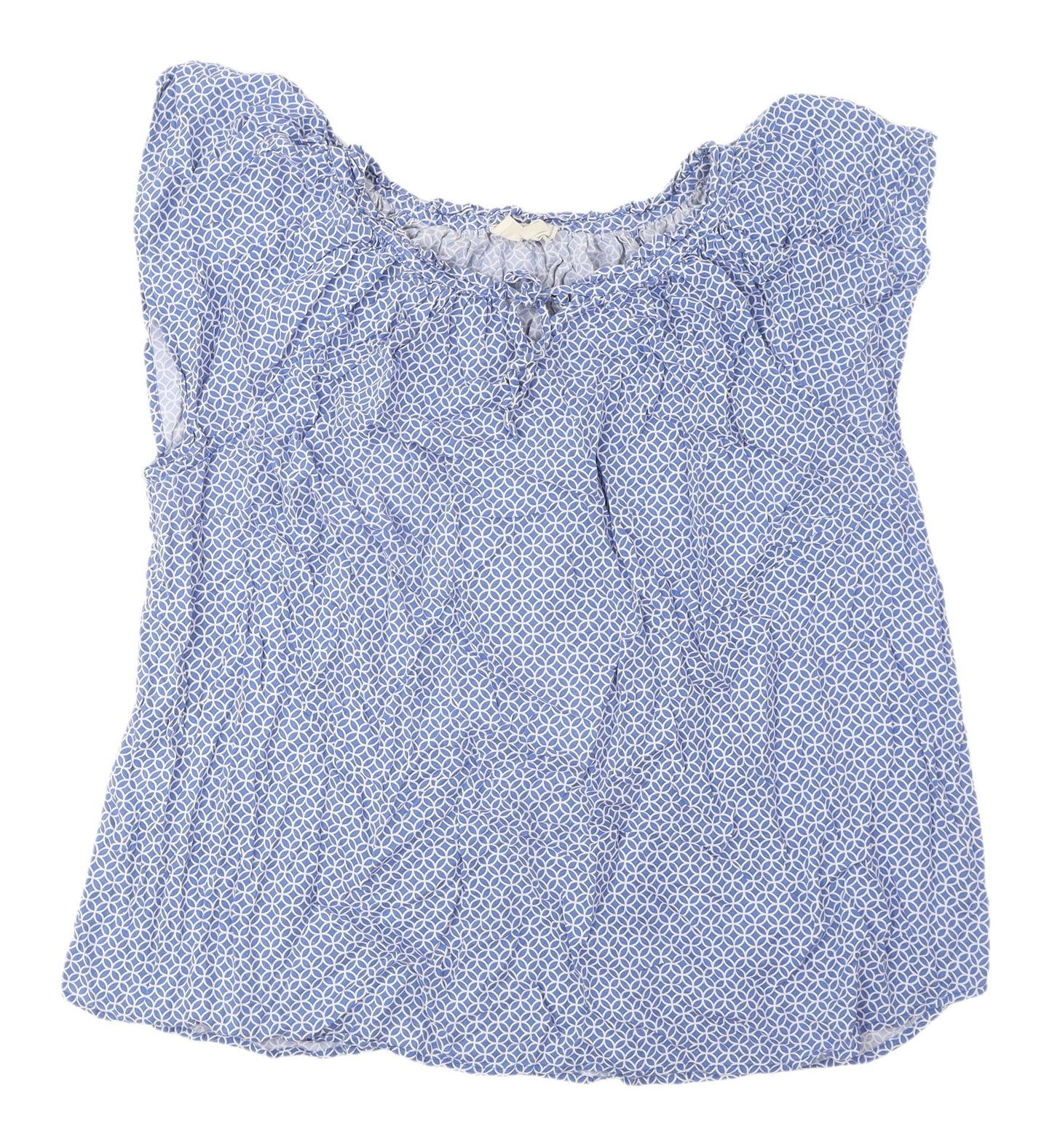 Mountain Warehouse Women's Blue Geometric Sleeveless Top