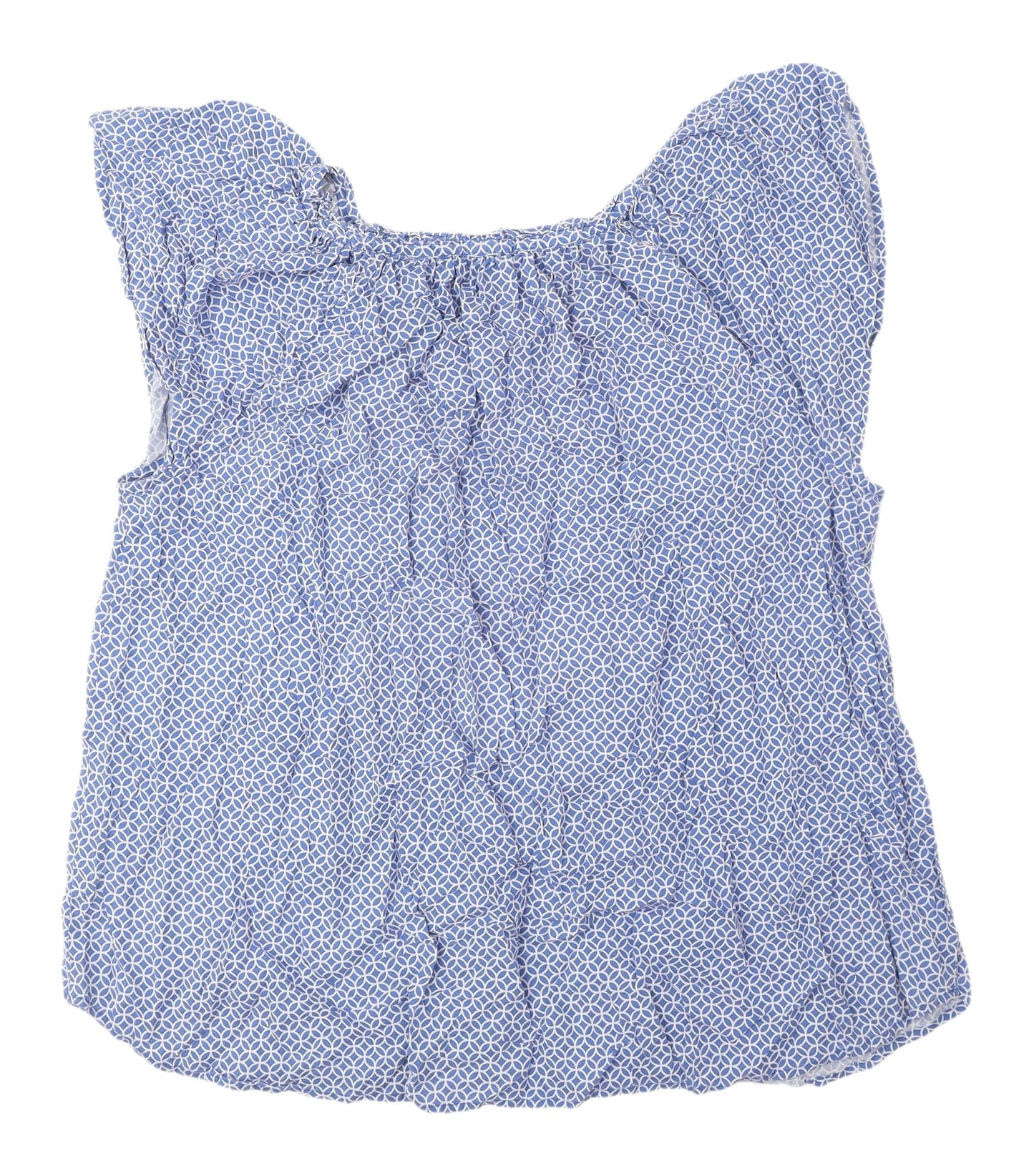 Mountain Warehouse Women's Blue Geometric Sleeveless Top