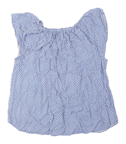 Mountain Warehouse Women's Blue Geometric Sleeveless Top