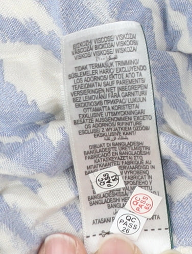 Womens UK Size 14 Marks and Spencer Blue  Blouse