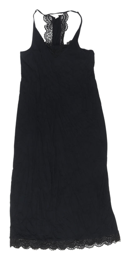 Marks and Spencer Women's Black XS Chemise Dress Lace
