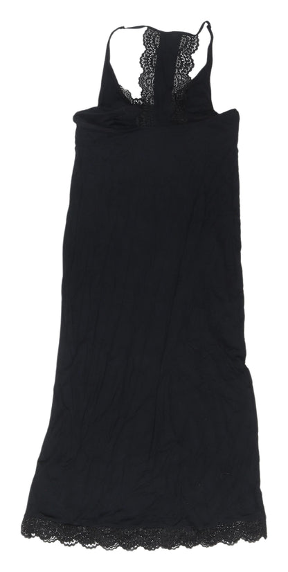 Marks and Spencer Women's Black XS Chemise Dress Lace