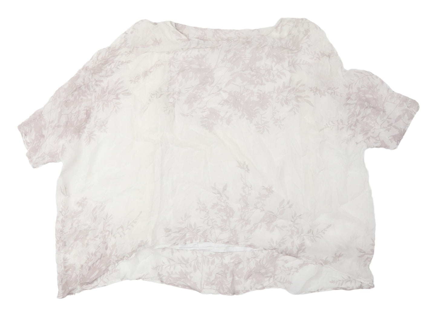 Womens UK Size S Phase Eight White Tunic Blouse