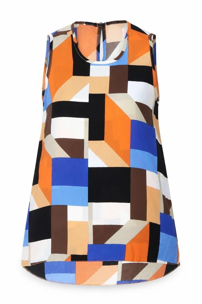 Womens UK Size 12 Dorothy Perkins Multicoloured  Tank