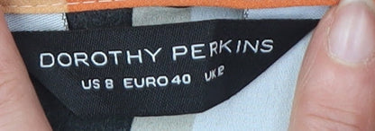 Womens UK Size 12 Dorothy Perkins Multicoloured  Tank