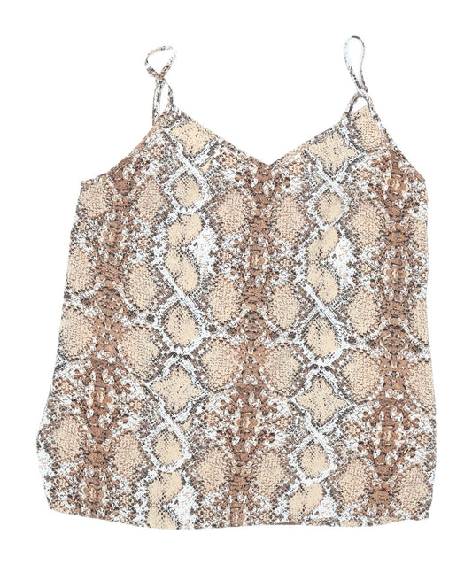 Womens UK Size 8 Marks and Spencer Beige Camisole Camisole